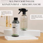 Allzweckreiniger: Konzentrat + Mischflasche
