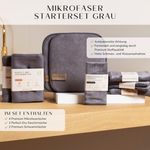Mikrofaser Starterset grau (8-teilig)