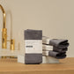 Premium Mikrofasertuch 4er-Set Grau / Grau