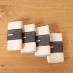 Premium Mikrofasertuch 4er-Set Creme / Bunt