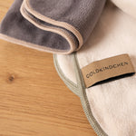 Premium XL Mikrofasertuch 4er-Set Creme / Bunt