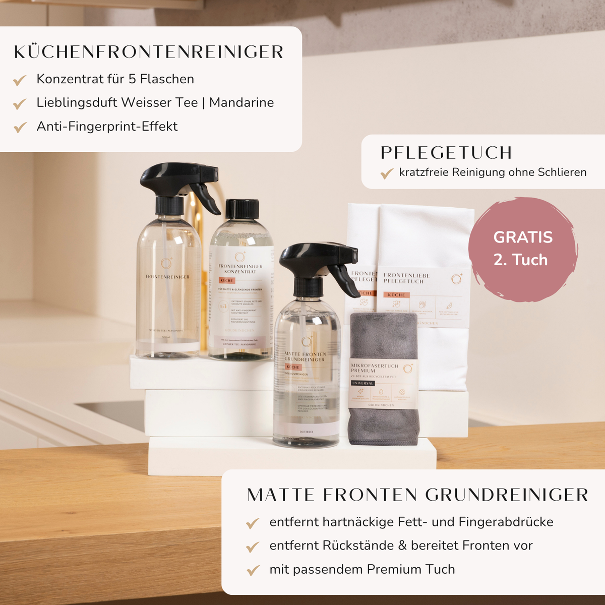 Matte Küchenfronten-Komplett-Set