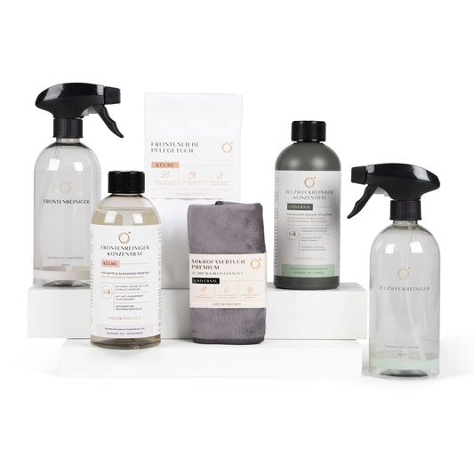Saubere Küche Set: Allzweckreinger + Küchenfrontenreiniger