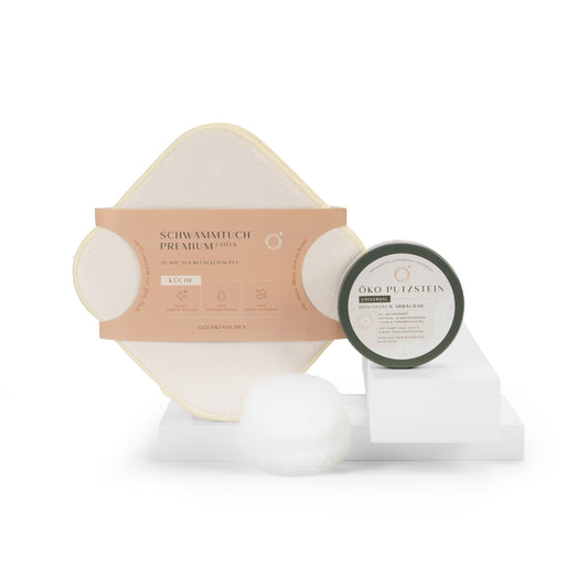 Vorteilsset: Saubere Küchenspüle + Kochfeld Creme