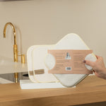 Premium Schwammtuch 2er Set Creme