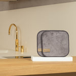 Premium Schwammtuch 2er Set Grau