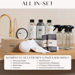 ALL IN Set - die besten Reiniger und Tücher in einem Set (Jahresvorrat)