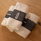 Premium Mikrofasertuch 4er-Set Creme / Creme