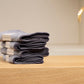 Premium XL Mikrofasertuch 4er-Set Grau / Grau