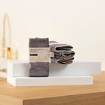 Premium Mikrofasertuch 4er-Set Grau / Bunt