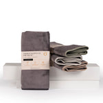Premium Mikrofasertuch XL 4er-Set Grau / Bunt