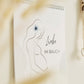 Babybauch-Fotokalender „Liebe im Bauch“ hellblau